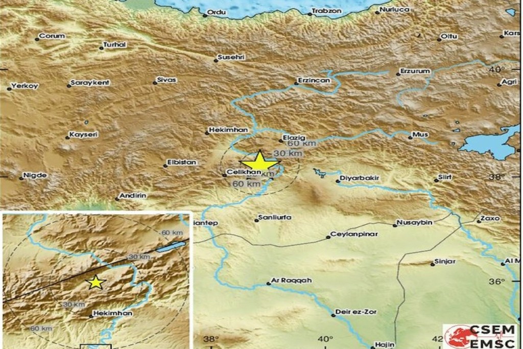 Σεισμός τώρα 4,4 Ρίχτερ στην Μαλάτια της Τουρκίας