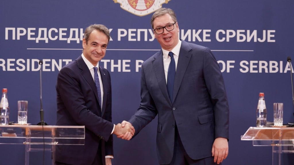 Μητσοτάκης στο Βελιγράδι: “Η Ελλάδα είναι ο πιο σταθερός σύμμαχος της Σερβίας για την ευρωπαϊκή της προοπτική”