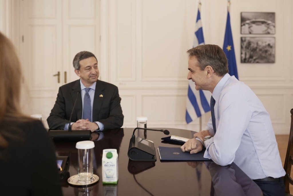 Ο Κυριάκος Μητσοτάκης συναντήθηκε με αντιπροσωπεία της AIPAC