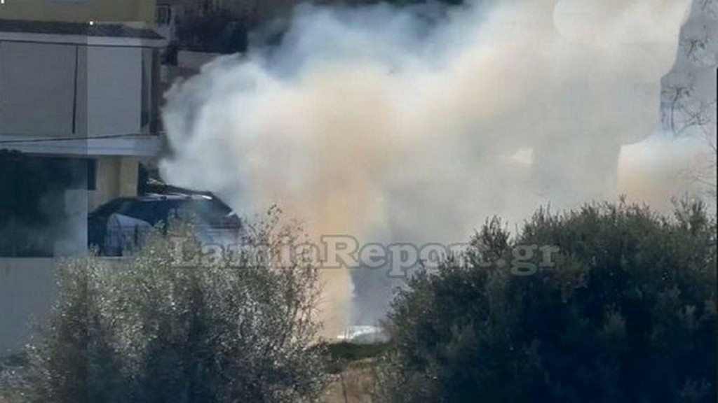 Φωτιά σε ξερά χόρτα στον Αφανό Λαμίας