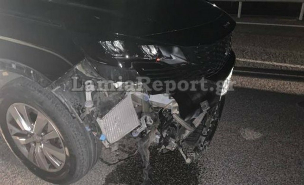 Αυτοκίνητο τράκαρε με αγριογούρουνα στην Εθνική Λαμίας – Καρπενησίου