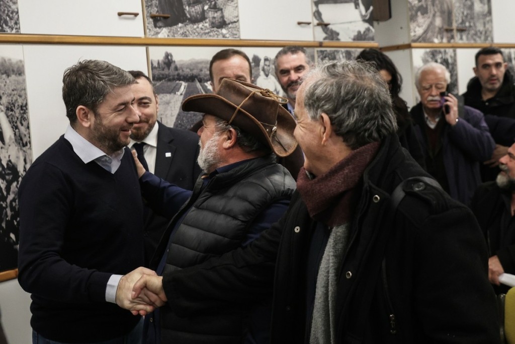 Στο Ηράκλειο ο Νίκος Ανδρουλάκης -Συναντήθηκε με εκπροσώπους των αγροτών