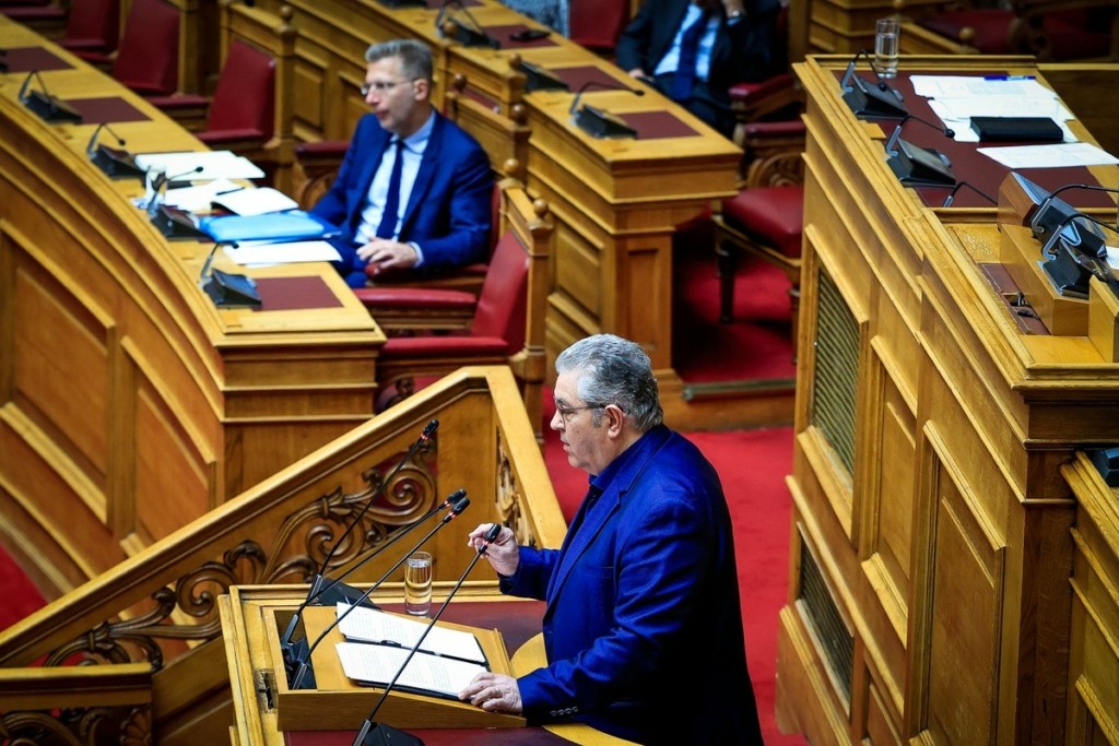 Κουτσούμπας: «Ο νέος αναπτυξιακός νόμος υπηρετεί τη στροφή στην πολεμική οικονομία»