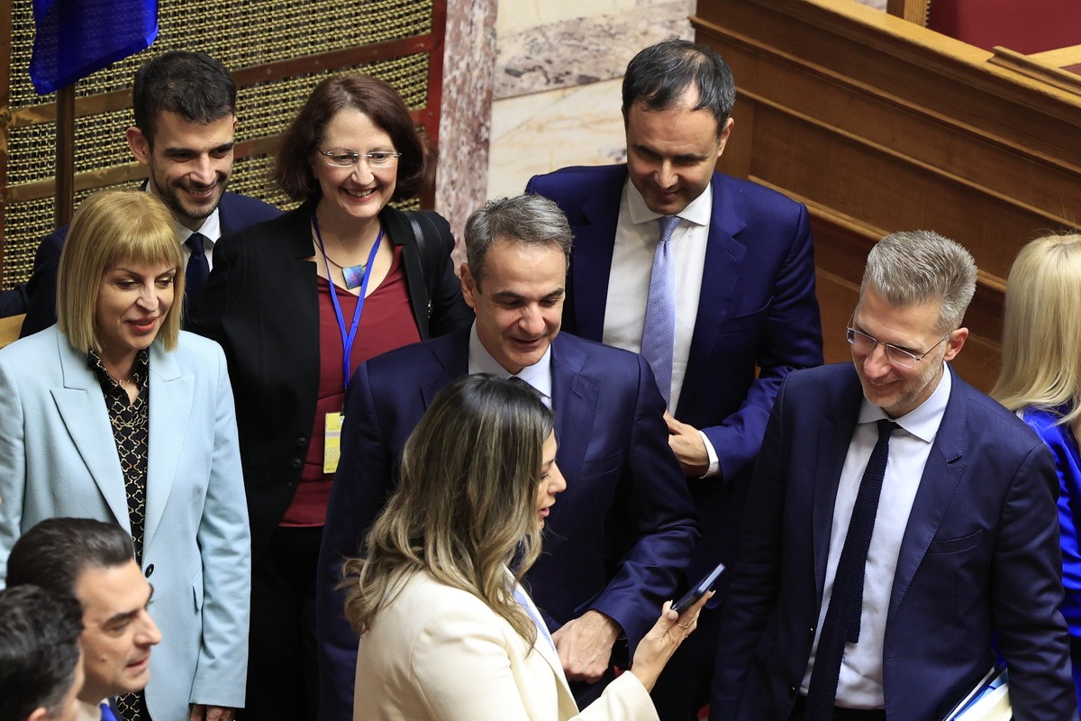 Κυριάκος Μητσοτάκης στη Βουλη