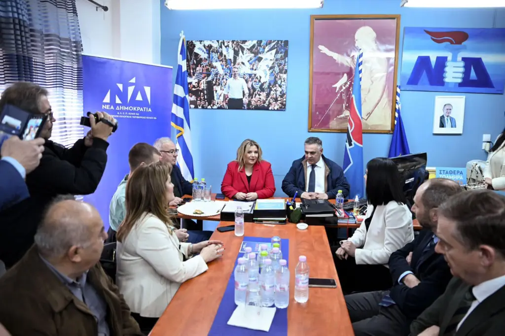 Περιοδεία της γραμματέως της ΠΕ της ΝΔ Μαρίας Συρεγγέλα στο Κιλκίς