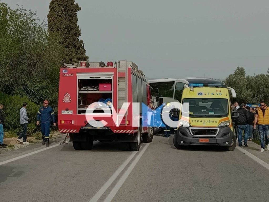 Τραγωδία στην Ερέτρια Εύβοιας – Νεκρός οδηγός ΙΧ μετά από σύγκρουση με λεωφορείο