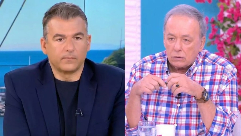 Ανδρέας Μικρούτσικος: “Εισέβαλε” στο live του Γιώργου Λιάγκα κατά την διακοπή του “Πρωινού”