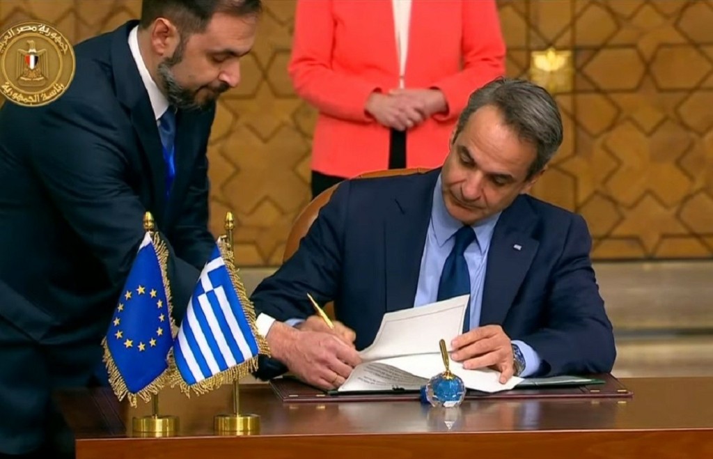 Υπεγράφη η Κοινή Δήλωση για τη σύσταση του Ανώτατου Συμβουλίου Συνεργασίας ανάμεσα σε Ελλάδα και Αίγυπτο