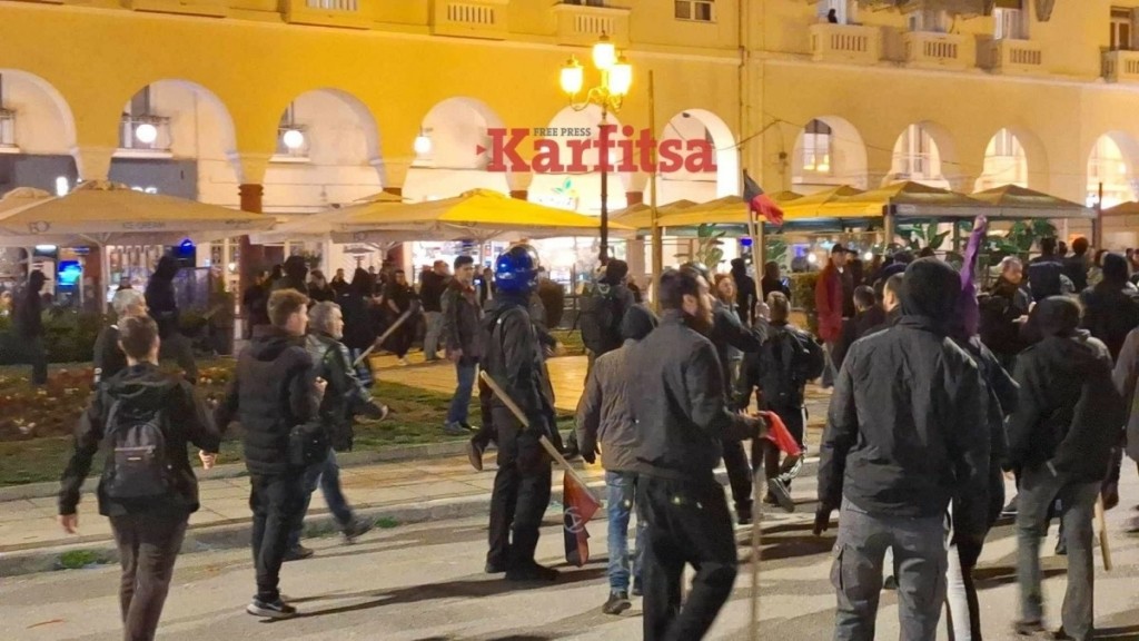 Θεσσαλονίκη: Πορεία διαμαρτυρίας για την τρανσοφοβική επίθεση -Ένταση με ακροδεξιούς (vid)