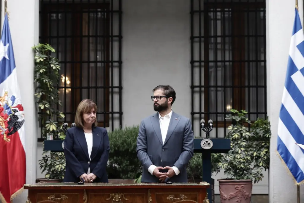 Στην Χιλή η Σακελλαροπούλου μετά από πρόσκληση του προέδρου Γκαμπριέλ Μπόριτς