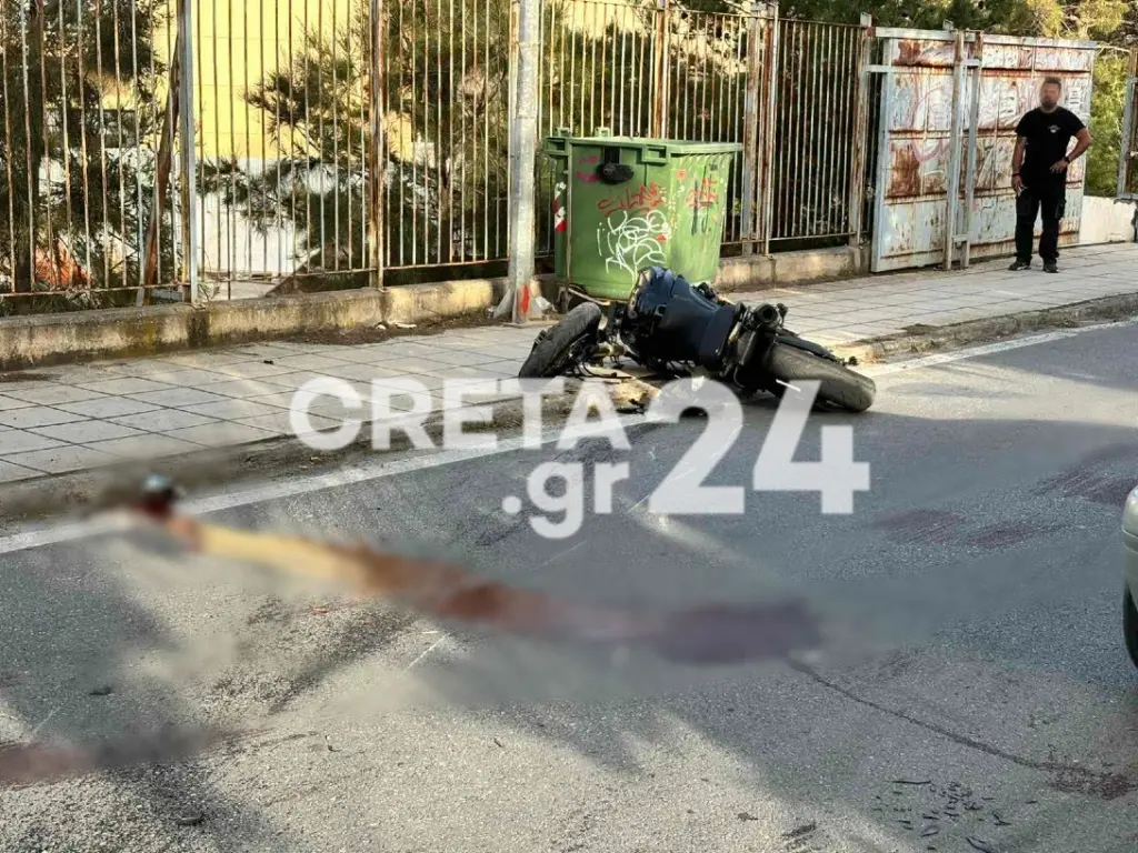 Τραγωδία στο Ηράκλειο Κρήτης – Νεκρός 26χρονος σε τροχαίο