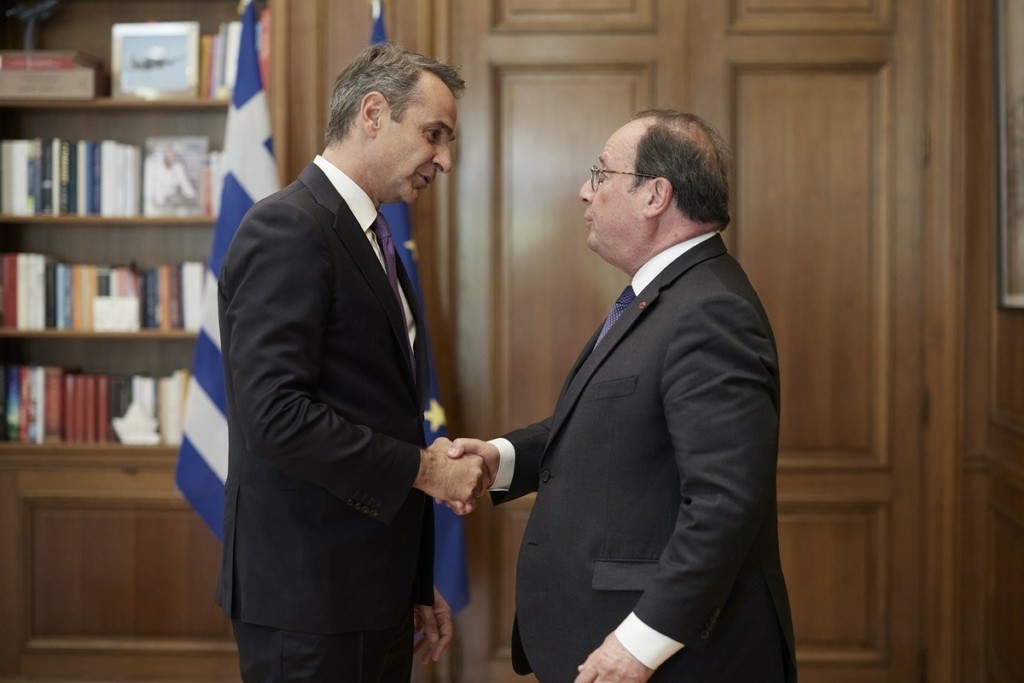 Κυριάκος Μητσοτάκης: Συναντήθηκε με τον Φρανσουά Ολάντ