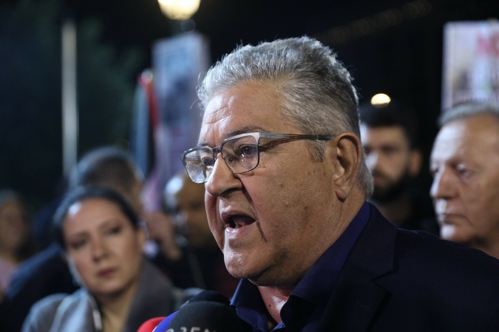 Κουτσούμπας: Λευτεριά στην Παλαιστίνη – Να σταματήσει η γενοκτονία από το κράτος – κατακτητή του Ισραήλ