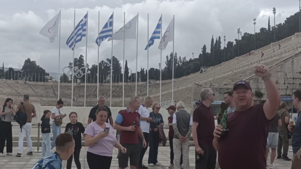 Conference League: Οπαδοί της Άστον Βίλα στο Καλλιμάρμαρο -Λίγο πριν τον ημιτελικό με τον Ολυμπιακό (vid)
