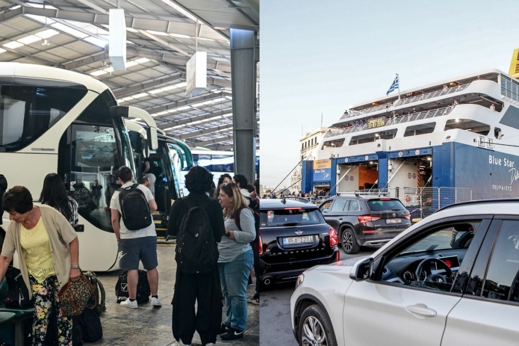 Μαζική έξοδος για το Πάσχα: «Έμφραγμα» σε Αττική Οδό και Αθηνών – Κορίνθου -Γεμάτα φεύγουν τα πλοία
