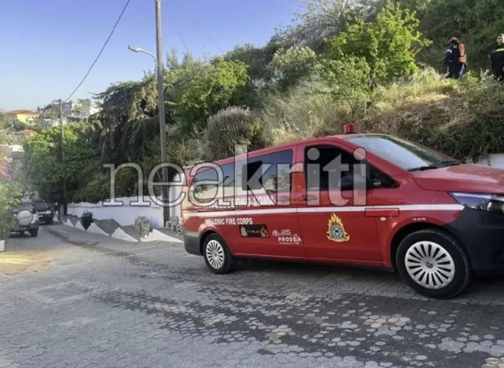Φωτιά στην Ροδιά Ηρακλείου