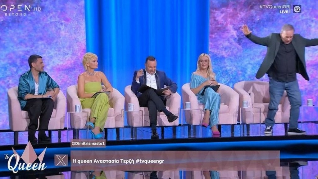 Ανδρέας Μικρούτσικος – Πανηγύρισε στον αέρα του TV Queen για τη νίκη του Παναθηναϊκού