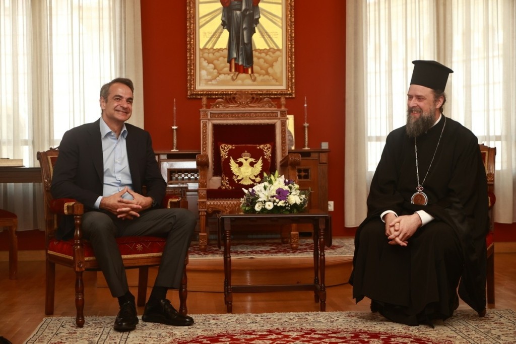 Mε τον Μητροπολίτη Θεσσαλονίκης συναντήθηκε ο Κυριάκος Μητσοτάκης (pics)
