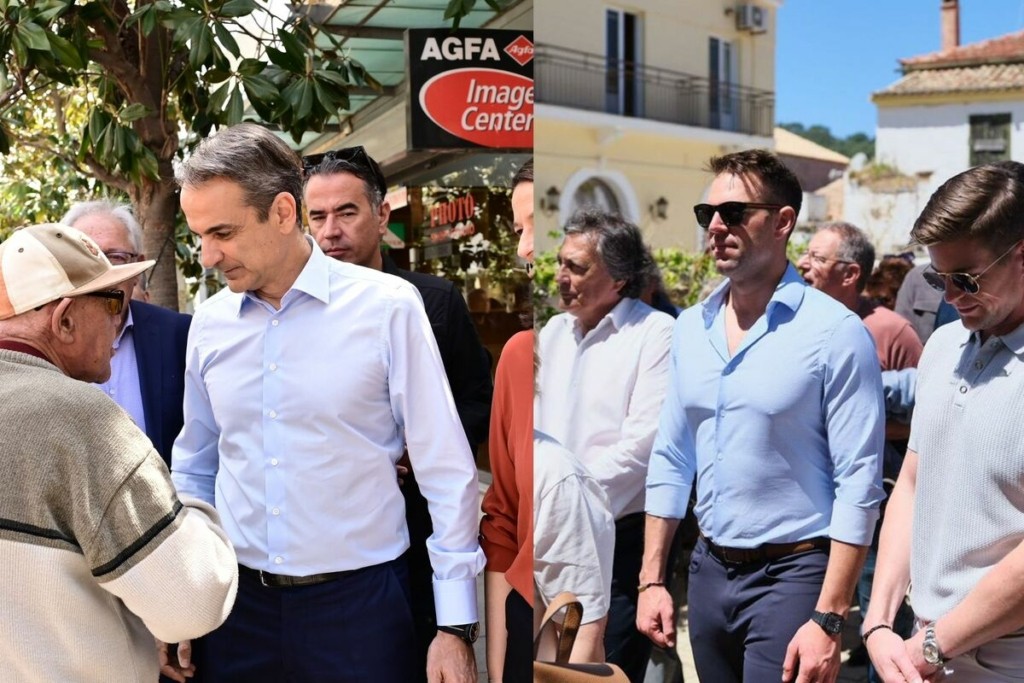 «Πόρτα – πόρτα» προς την κάλπη Μητσοτάκης και Κασσελάκης