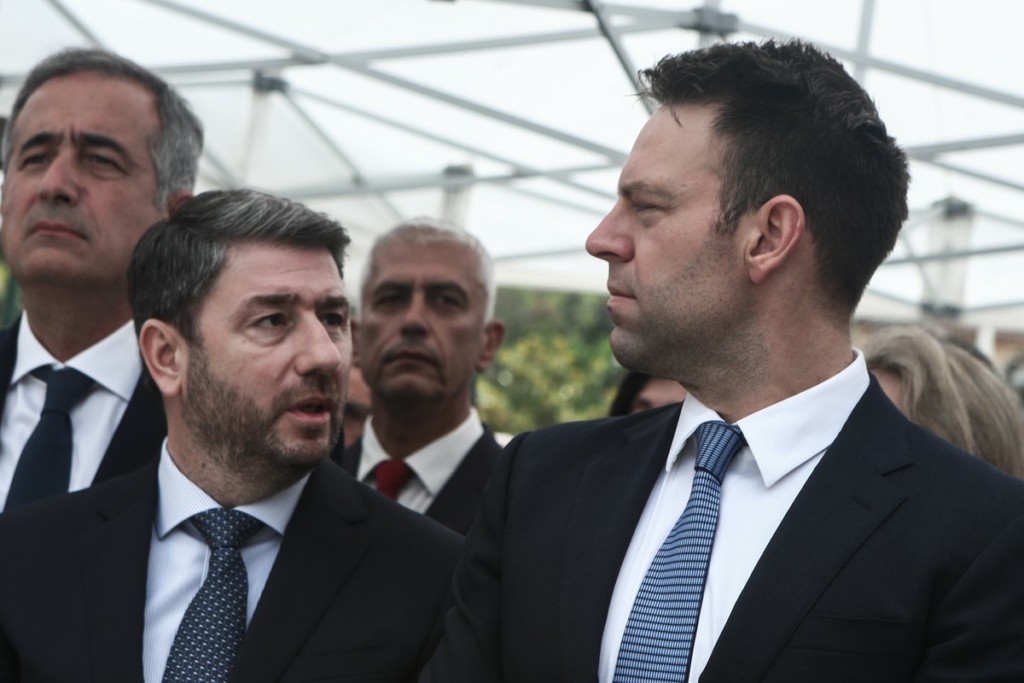 Θεσσαλονίκη: Δίπλα-δίπλα Κασσελάκης και Ανδρουλάκης στην τελετή μνήμης για τη Γενοκτονία των Ποντίων