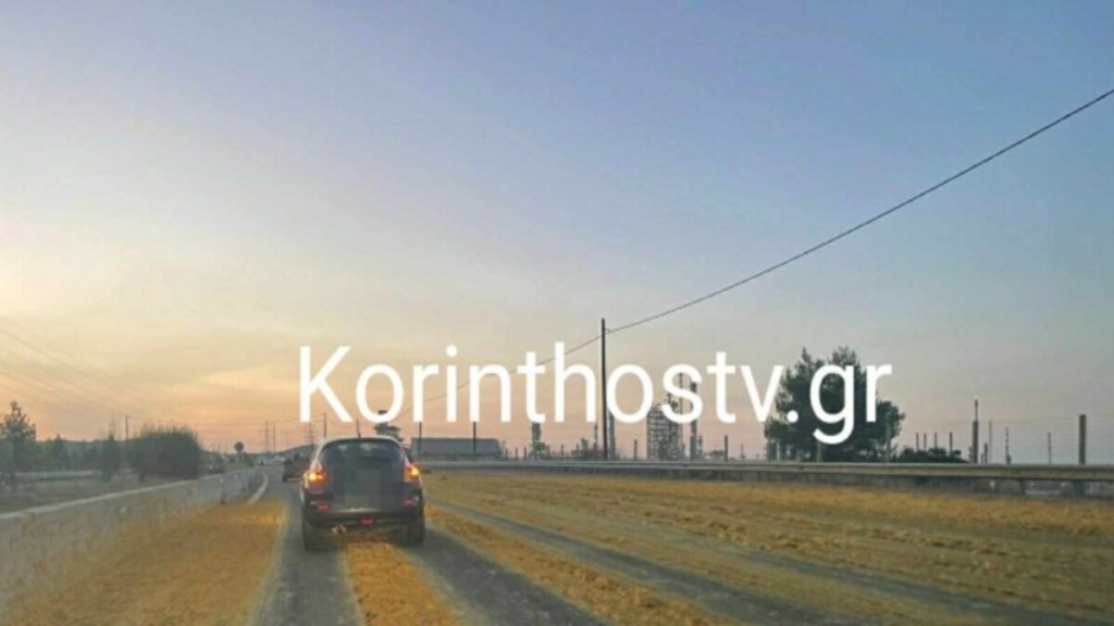 Γέμισε πορτοκάλια η Εθνική Οδός Αθηνών – Κορίνθου (pics & vid)