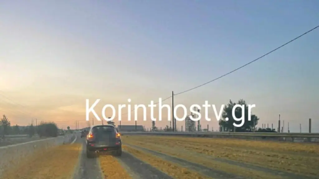 Γέμισε πορτοκάλια η Εθνική Οδός Αθηνών – Κορίνθου (pics & vid)