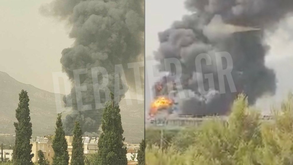 Έκρηξη σε εργοστάσιο στο Πανόραμα Κηφισιάς – Μεγάλη πυρκαγιά σε εξέλιξη – Μάχη να μην επεκταθεί σε παρακείμενες επιχειρήσεις