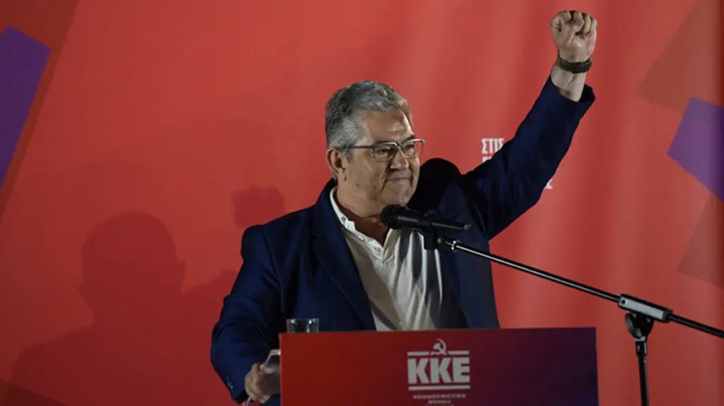 ΚΚΕ: Σταθερή ηγεσία με επανεκλογή Κουτσούμπα στη Γενική Γραμματεία
