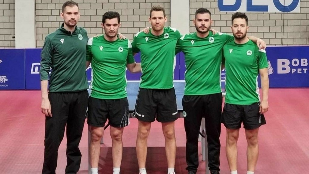Ο Παναθηναϊκός κατέκτησε τον πρώτο ευρωπαϊκό τίτλο της ιστορίας του στο πινγκ πονγκ ανδρών!