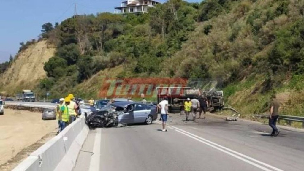 Τροχαίο δυστύχημα στην Πάτρα με δύο νεκρούς και πέντε τραυματίες