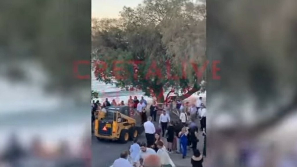 “Καταιγίδα” ρυζιού σε γάμο στην Κρήτη (vid)