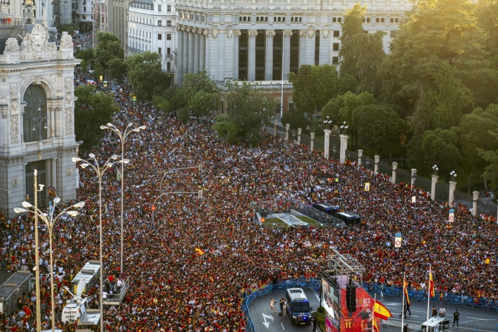 EURO 2024: Στο Βασιλικό Παλάτι οι Ισπανοί πρωταθλητές Ευρώπης