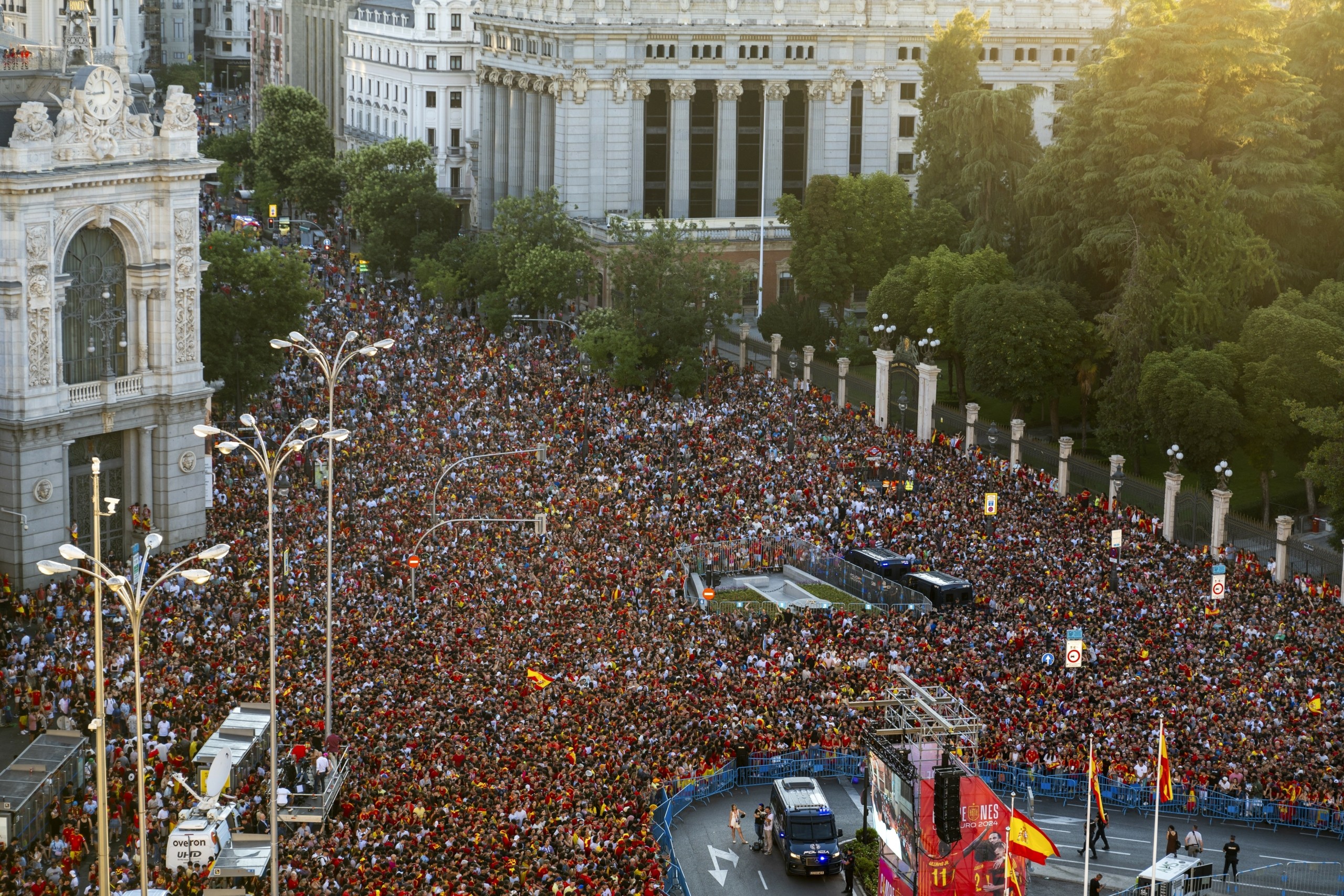 EURO 2024: Στο Βασιλικό Παλάτι οι Ισπανοί πρωταθλητές Ευρώπης