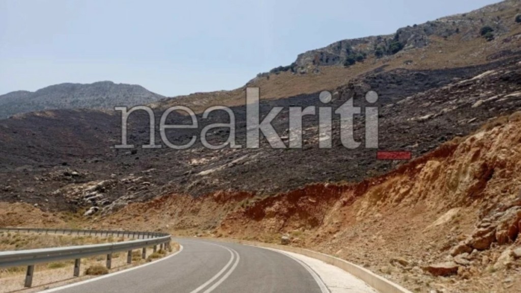 Φωτιά στο Γεράκι Ηρακλείου: Διάσπαρτες εστίες στην πυρκαγιά – Παραμένουν οι πυροσβεστικές δυνάμεις