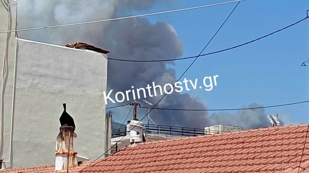 Συναγερμός για τη φωτιά στο Σοφικό Κορινθίας – Ήχησε το 112, επιχειρούν 10 εναέρια (Vid)