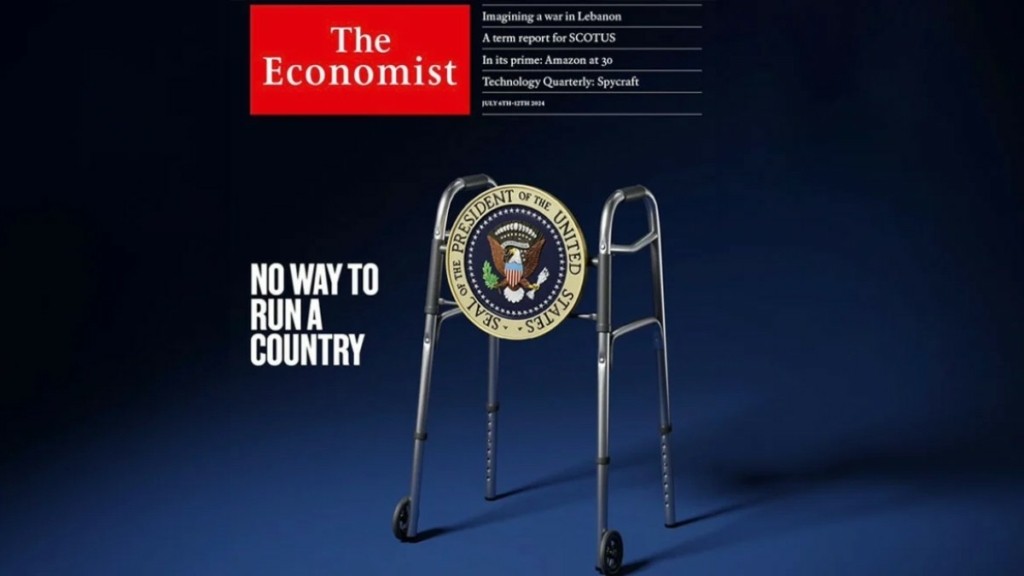 Το υποτιμητικό εξώφυλλο του Economist για τον Μπάιντεν: Τον προσομοιάζει με ένα “Π”