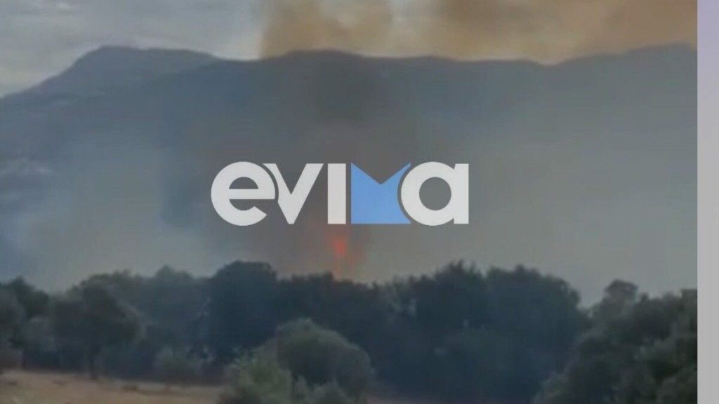 Νέα φωτιά από κεραυνό στην Εύβοια- Συναγερμός στην πυροσβεστική (Vid)