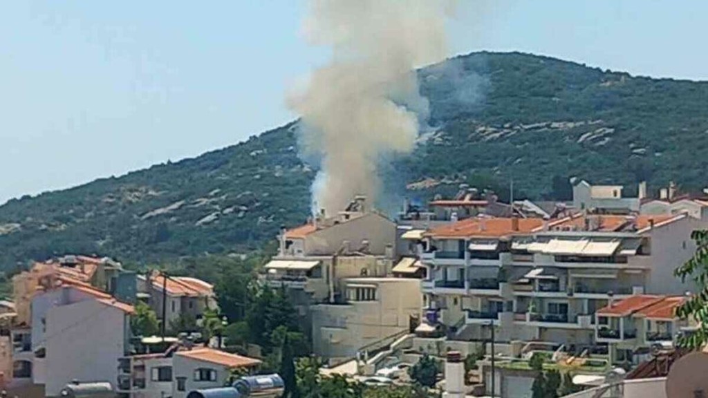 Φωτιά στην Καβάλα: Σηκώθηκαν άμεσα εναέρια μέσα