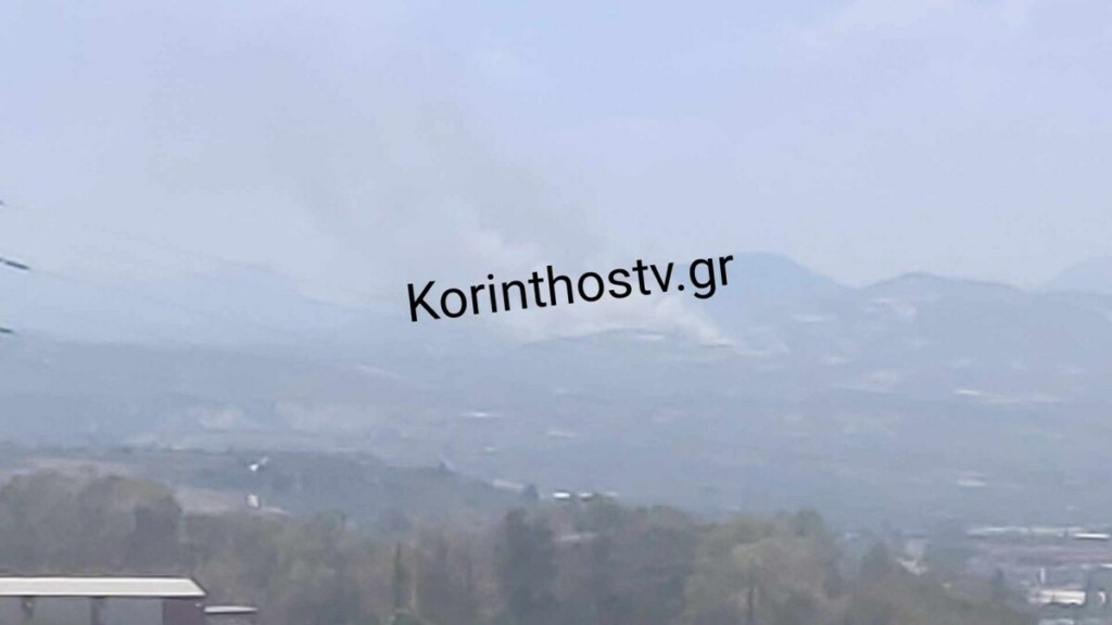 Φωτιά Κορινθία: Διπλό πύρινο μέτωπο σε Αμμώνι και Εξαμίλια – Τραυματίστηκε πυροσβέστης (vid)