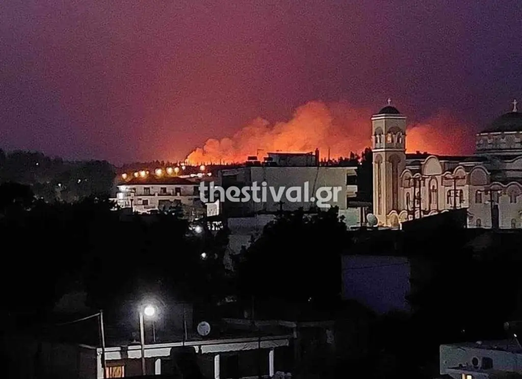 Φωτιά σε αγροτοδασική έκταση στο Πευκοδάσος Κιλκίς – Ήχησε το 112 – Το μήνυμα του Κικίλια