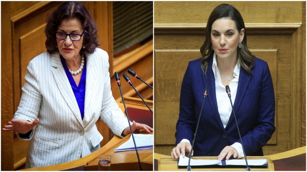 Άγριος καυγάς στη Βουλή: H Φωτίου είπε «άι στο διάολο» στην Κεφαλογιάννη