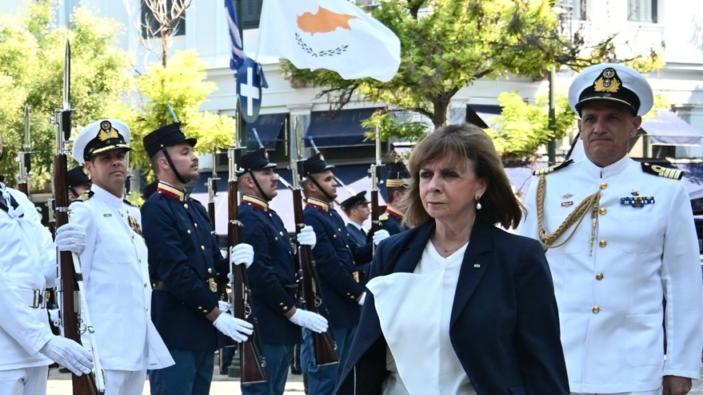Κ. Σακελλαροπούλου: Χρέος μας προς την ιστορία η εξεύρεση δίκαιης και βιώσιμης λύσης για το Κυπριακό