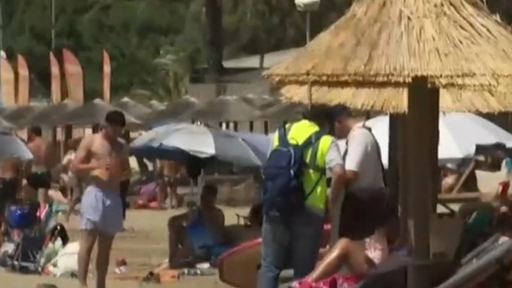 Αιφνιδιαστικός έλεγχος σε beach bar στον Σχινιά για παράνομες ξαπλώστρες (vid)