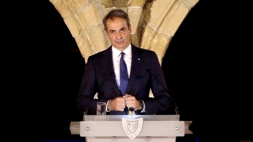 Κυριάκος Μητσοτάκης: «Ο Ελληνισμός δεν θα πάψει να αγωνίζεται μέχρι να επανενωθεί η Κύπρος»