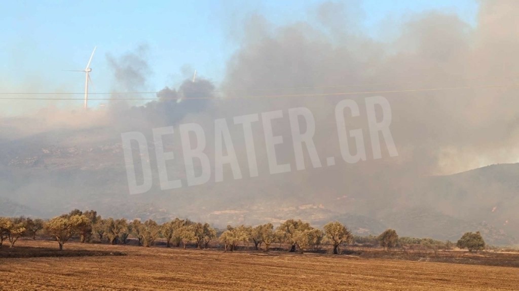 Εύβοια: Καίει ανεξέλεγκτη η φωτιά σε δύο μέτωπα – Έχει περάσει την Εθνική Οδό – 26 εναέρια στη μάχη