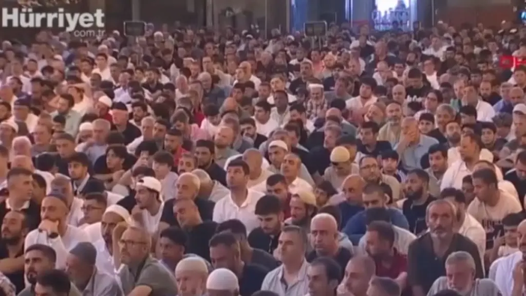 Πραγματοποιήθηκε τελετή στην Αγία Σοφία για τον δολοφονηθέντα ηγέτη της Χαμάς Ισμαήλ Χανίγια