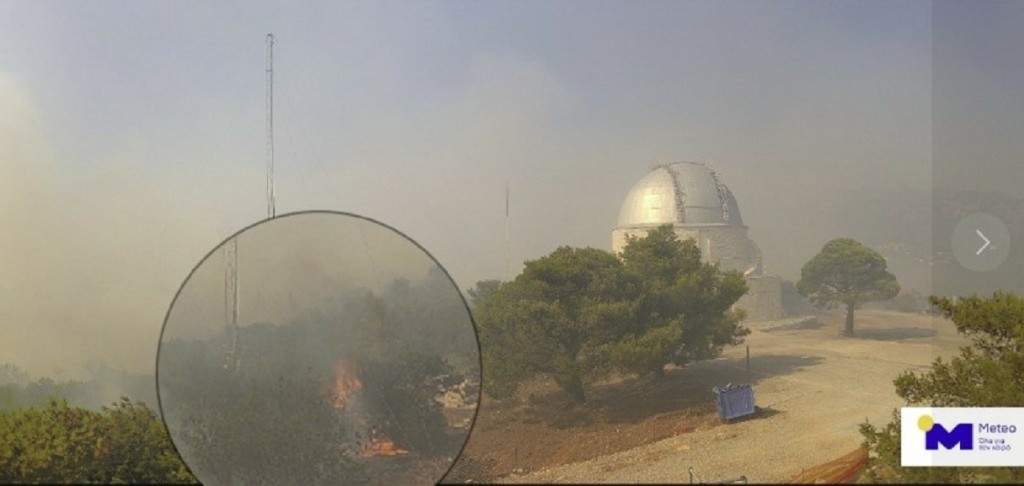 Φωτιά στην Αττική: Καίγεται το Εθνικό Αστεροσκοπείο