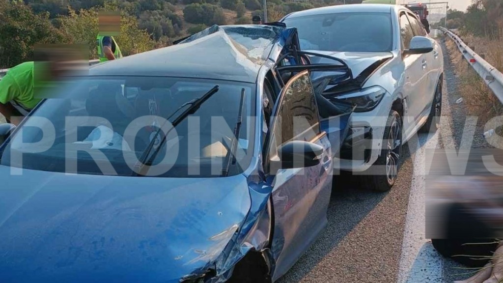 Εγνατία Οδός: Τροχαίο με σύγκρουση δυο αυτοκινήτων – Τραυματίστηκαν 4 άτομα