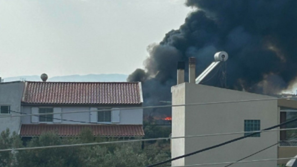 Φωτιά σε χαμηλή βλάστηση στην Μεσσηνία κοντά σε καταυλισμό Ρομά