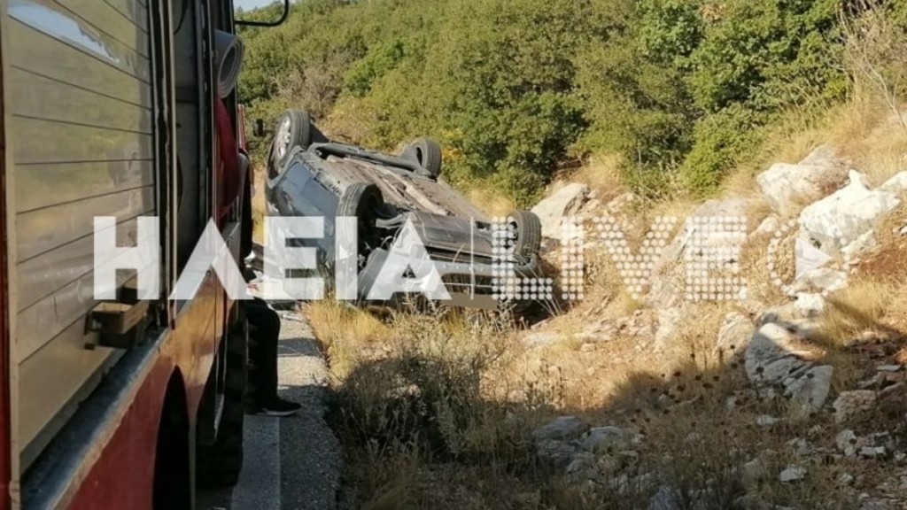 Ηλεία: Τροχαίο με ένα νεκρό 78χρονο κι ένα τραυματία